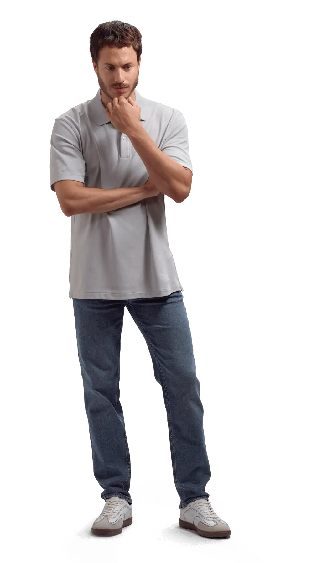 Patient Standing And Thinking Patient Standing And Thinking